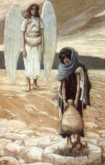 James Tissot Hagar and the Angel in the Desert china oil painting image